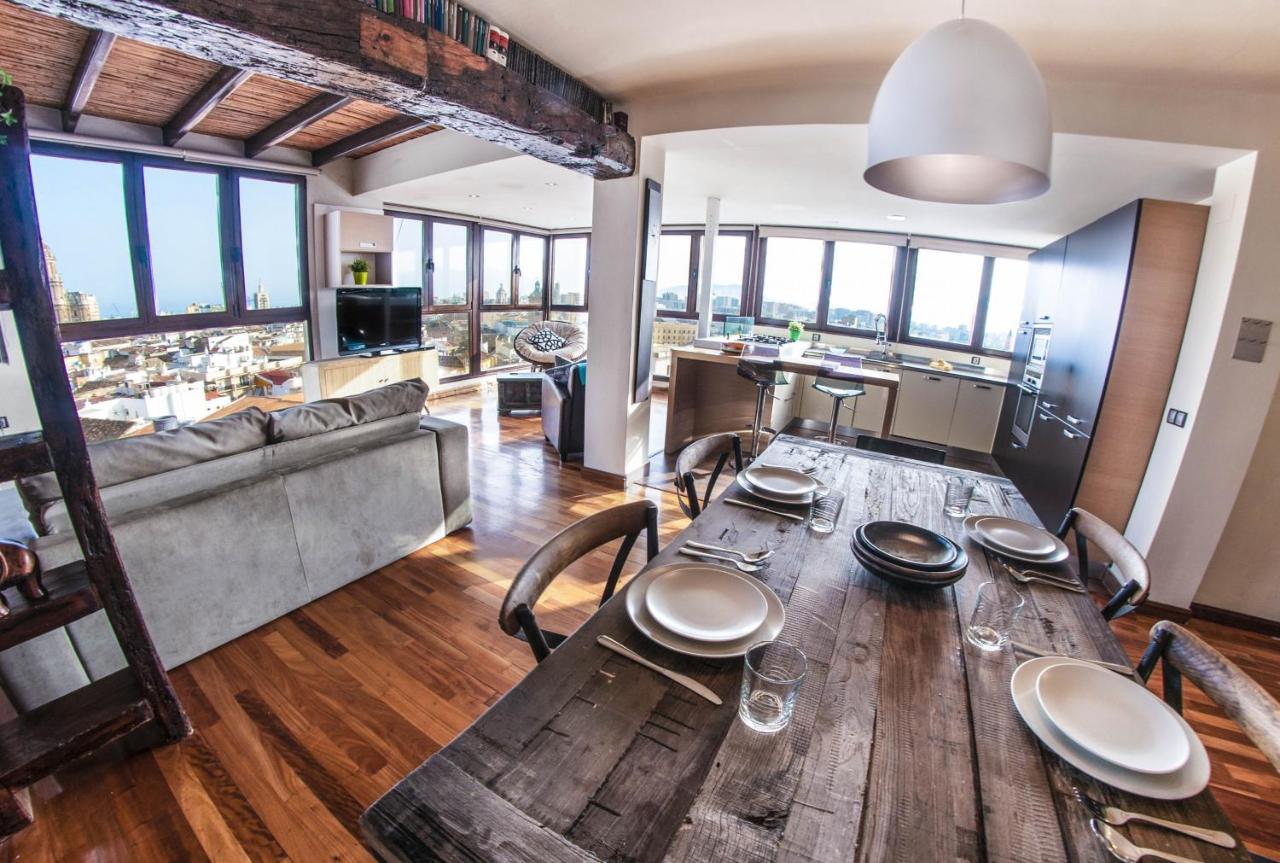 شقة Malagaflat Design Loft City Views المظهر الخارجي الصورة