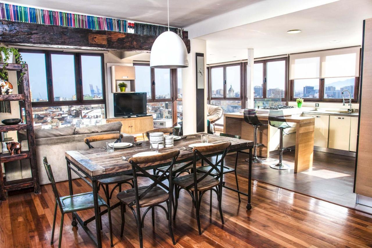 شقة Malagaflat Design Loft City Views المظهر الخارجي الصورة
