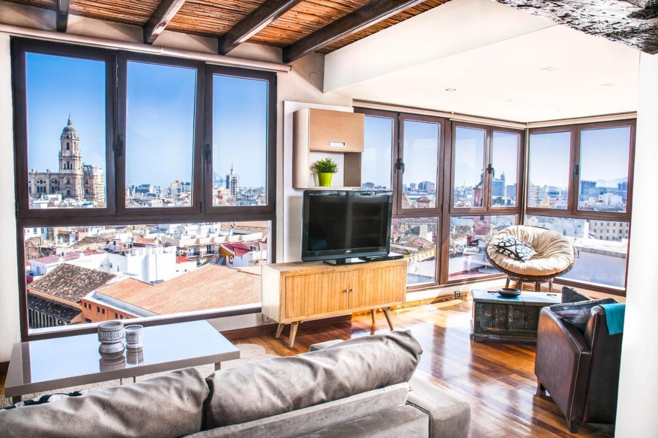 شقة Malagaflat Design Loft City Views المظهر الخارجي الصورة