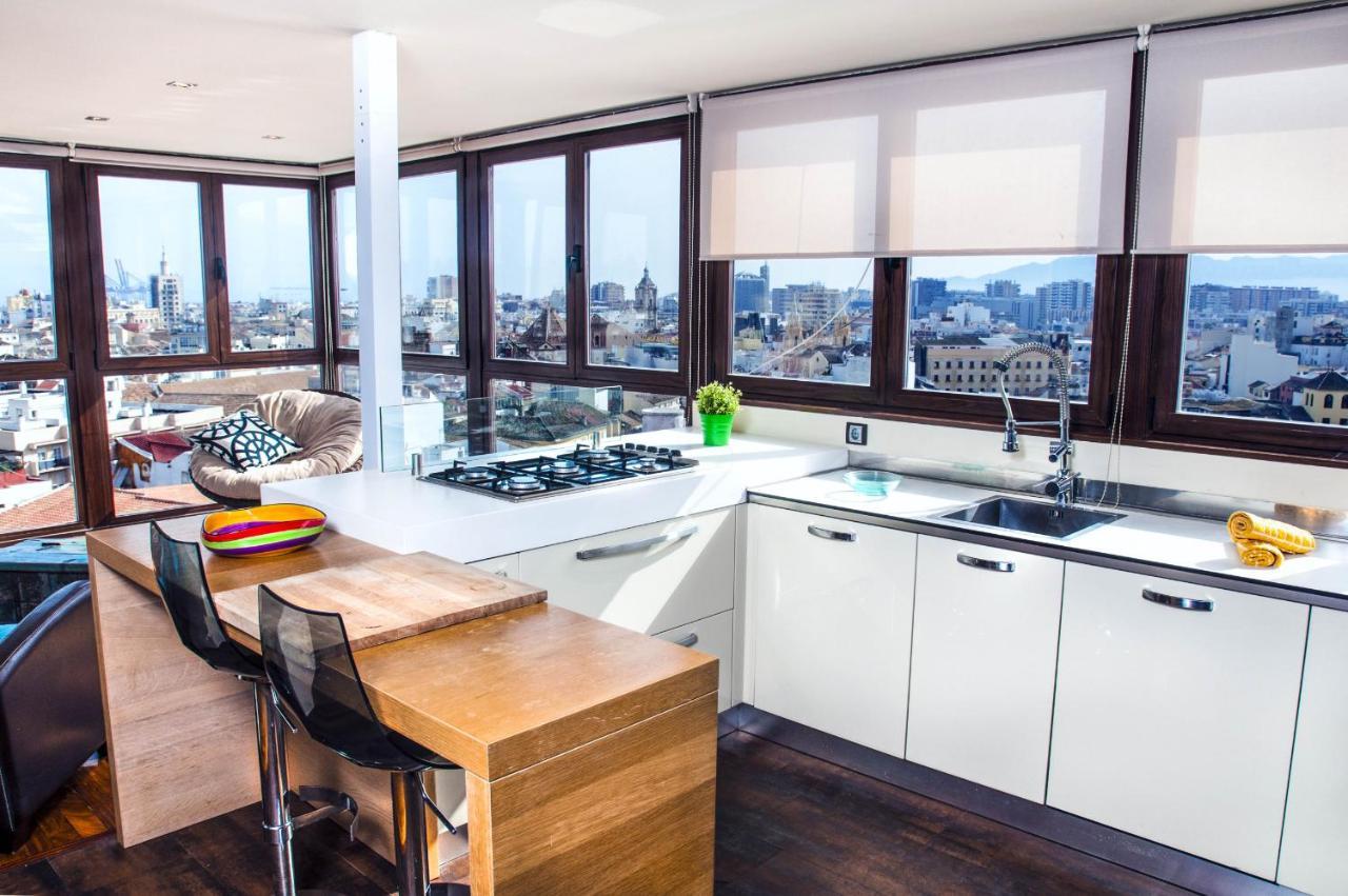 شقة Malagaflat Design Loft City Views المظهر الخارجي الصورة